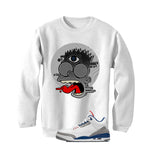 Air Jordan 3 True Blue Matching T-Shirt White T-Shirt (Blinded)| illcurrency