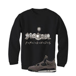 Air Jordan 4 Cave Stone Black T-Shirt (Friends)| illcurrency