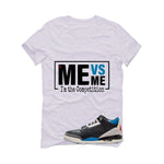 Air Jordan 3 OG Rare Air White T-Shirt (Me vs Me)| illcurrency