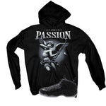 NIKE FOAMPOSITE ONE CARBON FIBER Matching T-Shirt, Sweatshirts & Hoodies Black T-Shirt (Passion)| illcurrency