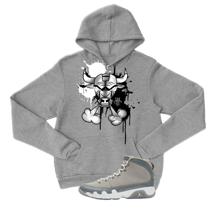 Air Jordan 9 Cool Grey Grey T-Shirt (Iron Bull)| illcurrency