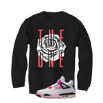 Air Jordan 4 Comic Matching T-Shirt Black T-Shirt (The One)| illcurrency