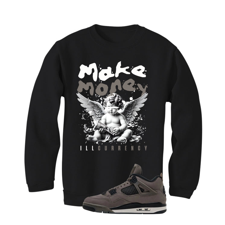Air Jordan 4 Cave Stone Black T-Shirt (Make Money)| illcurrency