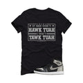 Air Jordan 1 High OG WMNS Satin Shadow Black T-Shirt (Hawk Tuah)| illcurrency