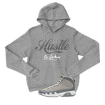 Air Jordan 9 Cool Grey Grey T-Shirt (Hustle By Any Means)| illcurrency