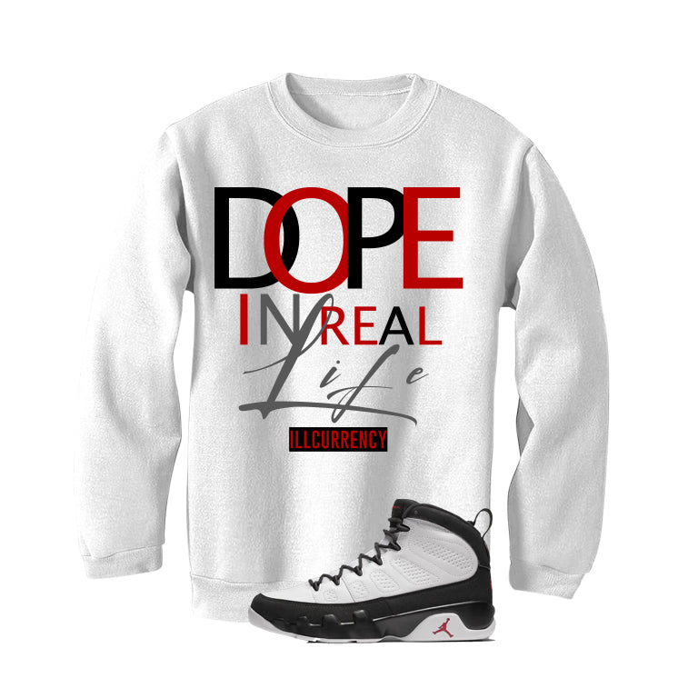 Air Jordan 9 OG Space Jam Matching T-Shirt White T-Shirt (Dope In Real Life)| illcurrency