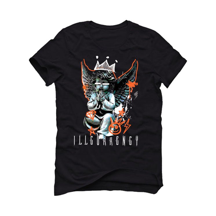 Air Jordan 3 Retro “Fear” | illcurrency Black T-Shirt (Graffiti Angel)