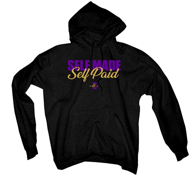 Air Jordan 12 Field Purple - Black T-Shirt (Self Made Self Paid)