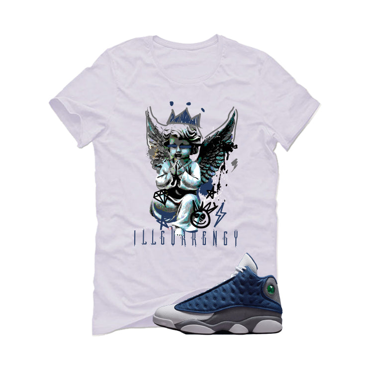 Air Jordan 13 Flint White T-Shirt (Graffiti Angel)| illcurrency