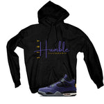 Air Jordan 4 OG Lakers Matching T-Shirt, Sweatshirts & Hoodies Black T-Shirt (Stay Humble)| illcurrency