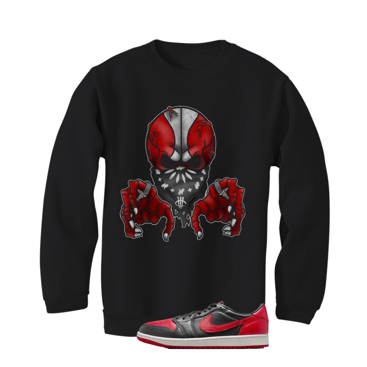 Air Jordan 1 Low OG Banned Matching T-Shirt, Sweatshirts & Hoodies Black T-Shirt (Ball Skull)| illcurrency