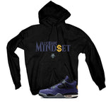 Air Jordan 4 OG Lakers Matching T-Shirt, Sweatshirts & Hoodies Black T-Shirt (Millionaire Mindset)| illcurrency