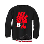 Air Jordan 11 Low Bred Black T-Shirt (Shoe Game)| illcurrency