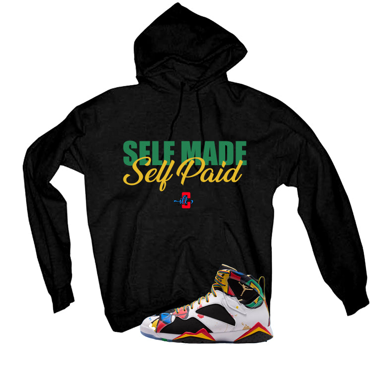 Air Jordan 7 Miro Matching T-Shirt Black T-Shirt (Self Made Self Paid)| illcurrency