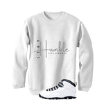 Air Jordan 10 OG Steel White T-Shirt (Stay Humble)| illcurrency