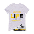 Air Jordan 4 Tour Yellow Matching T-Shirt Bad Choices