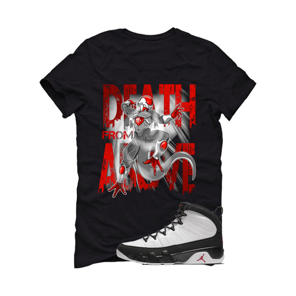 Air Jordan 9 OG Space Jam Matching T-Shirt Black T-Shirt (Death from Above)| illcurrency