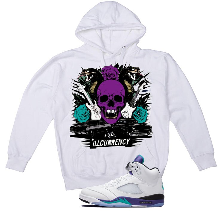 Air Jordan 5 OG Grape White T-Shirt (Vintage Illcurrency)| illcurrency