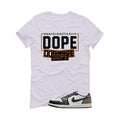 Air Jordan 1 Low OG Mocha White T-Shirt (DOPE)| illcurrency