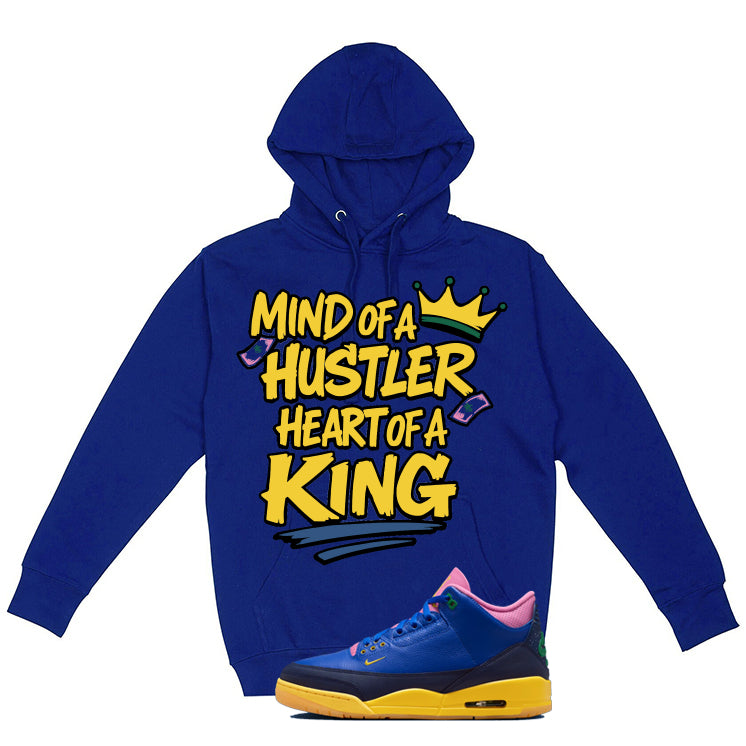 Air Jordan 3 Brazil Matching t-shirt, sweatshirts & hoodies Royal Blue T-Shirt (Mind Of A Hustler)| illcurrency