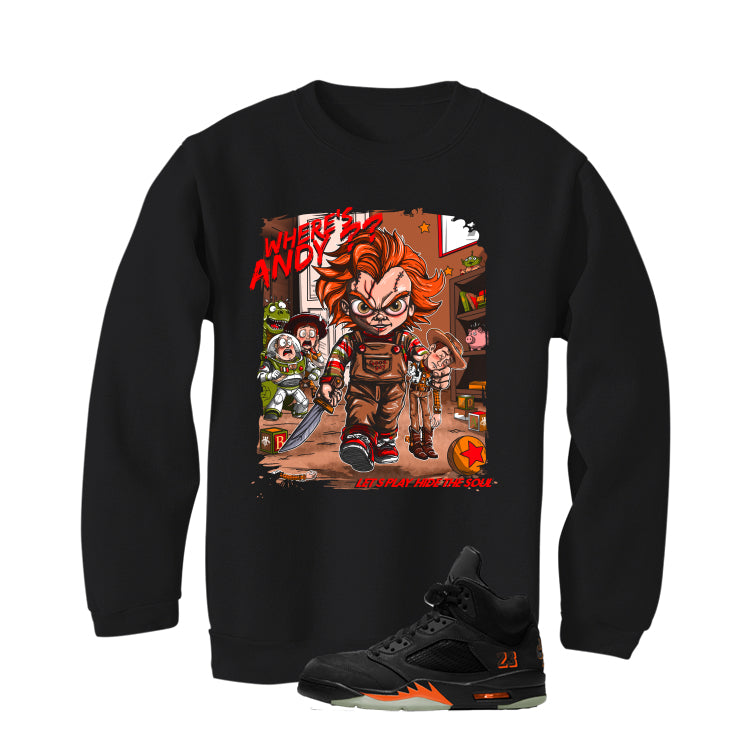 Air Jordan 5 Halloween Matching T-Shirt Wheres Andy?