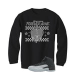 Air Jordan 12 Black/Wolf Grey Black T-Shirt (Forever Alone)| illcurrency