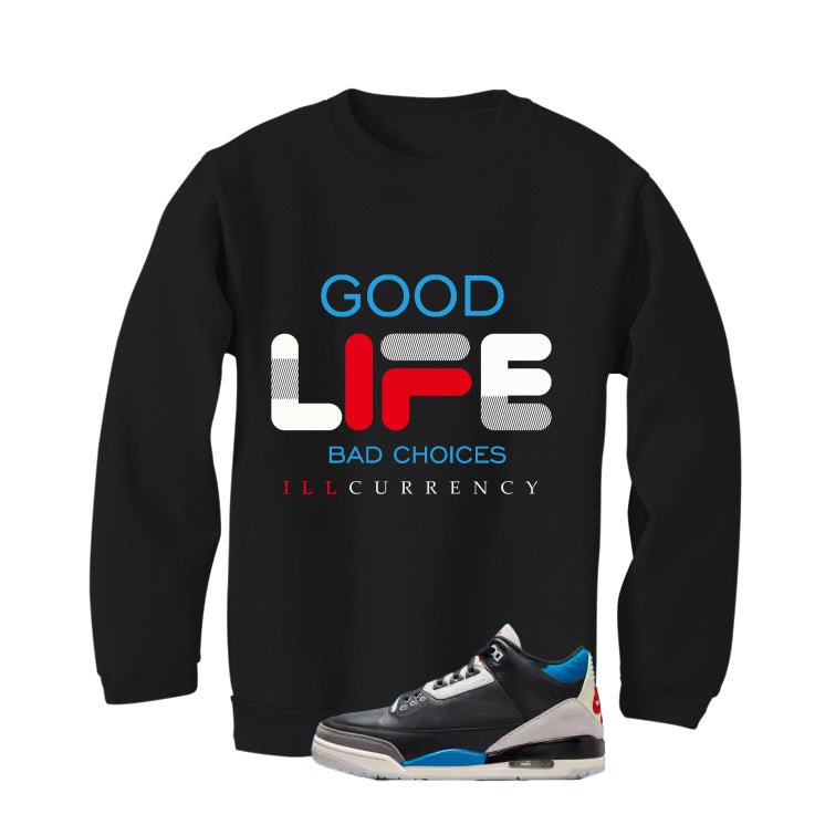 Air Jordan 3 OG Rare Air Black T-Shirt (Bad Choices)| illcurrency