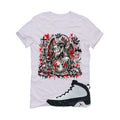 Air Jordan 9 OG Space Jam Matching T-Shirt Graffiti Angel