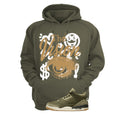 Air Jordan 3 Family Affair Matching T-Shirt, Sweatshirts & Hoodies Military Green T-Shirt (The Vision)