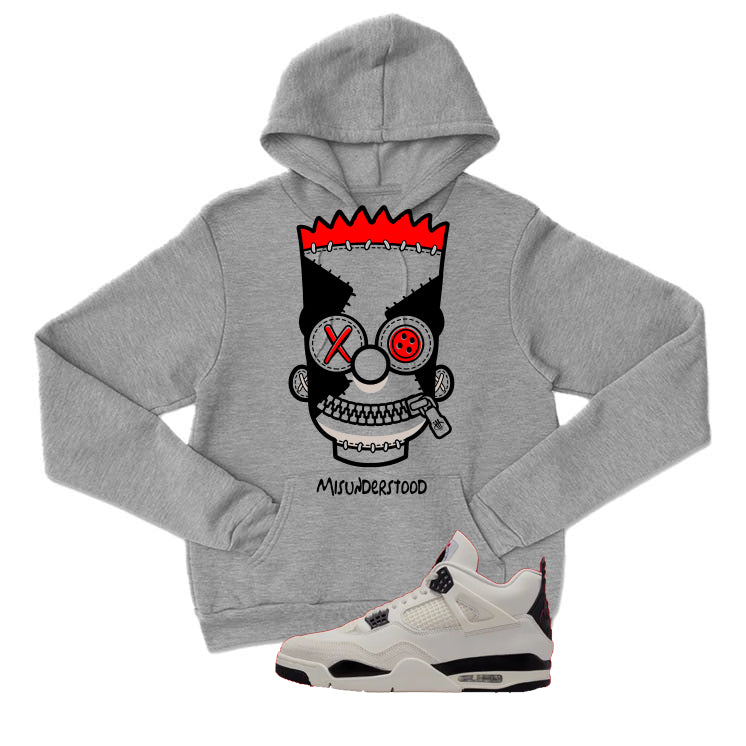 Air Jordan 4 Flight Club Matching T-Shirt, Sweatshirts & Hoodies Grey T-Shirt (Misunderstood)| illcurrency
