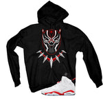 Air Jordan 6 White Infrared Matching T-Shirt Panther Mask