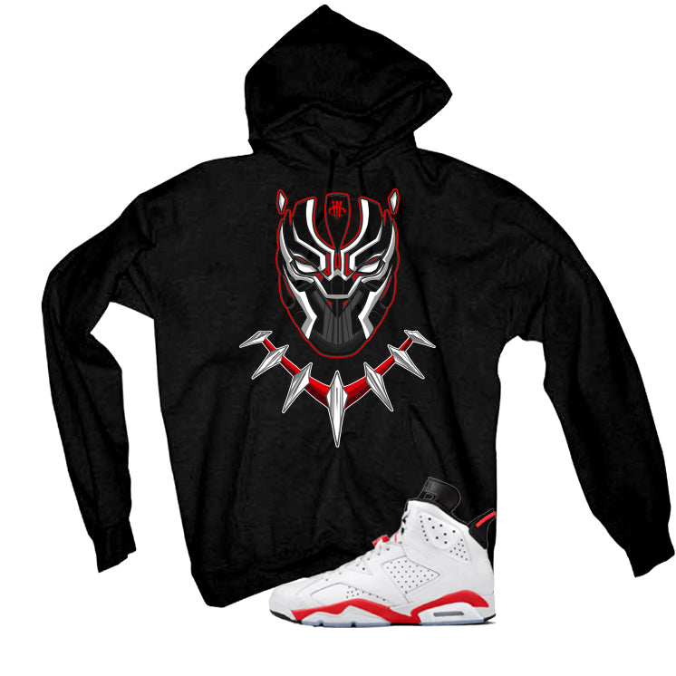 Air Jordan 6 White Infrared Matching T-Shirt Panther Mask