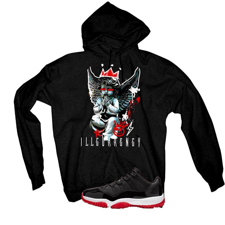 Air Jordan 11 Low Bred Black T-Shirt (Graffiti Angel)| illcurrency