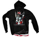Air Jordan 11 Low Bred Black T-Shirt (Graffiti Angel)| illcurrency