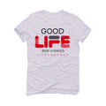 Air Jordan 12 OG “Cherry” White T-Shirt (Bad Choices)