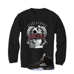 Air Jordan 5 Black Metallic Reimagined Black T-Shirt (Chasing Dreams)| illcurrency
