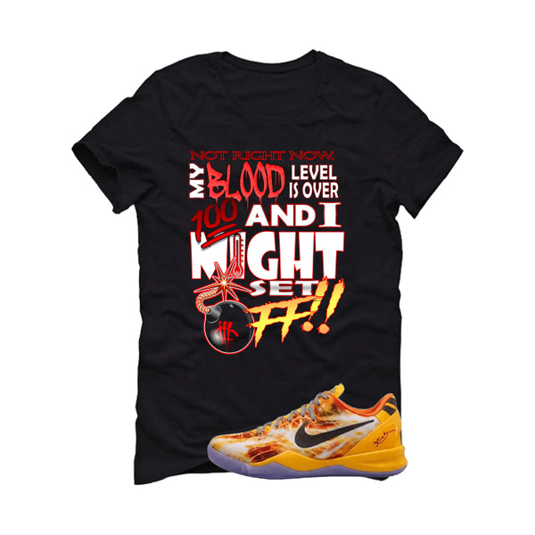 Nike Kobe 8 Protro Shanghai Fireworks Matching T-Shirt Set off