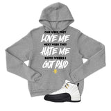 Matching hoodie, same design