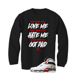 Air Jordan 8 Bugs Bunny Matching T-Shirt, Sweatshirts & Hoodies Black T-Shirt (Paid)| illcurrency