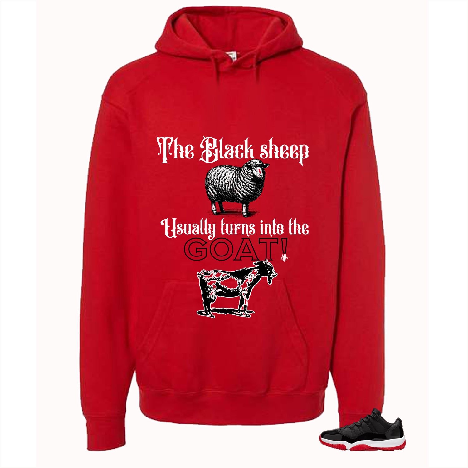 Air Jordan 11 Low Bred Red T-Shirt (the black sheep usually turns into the GOAT!)| illcurrency