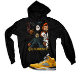 Air Jordan 5 Tokyo Matching Hoodies Black