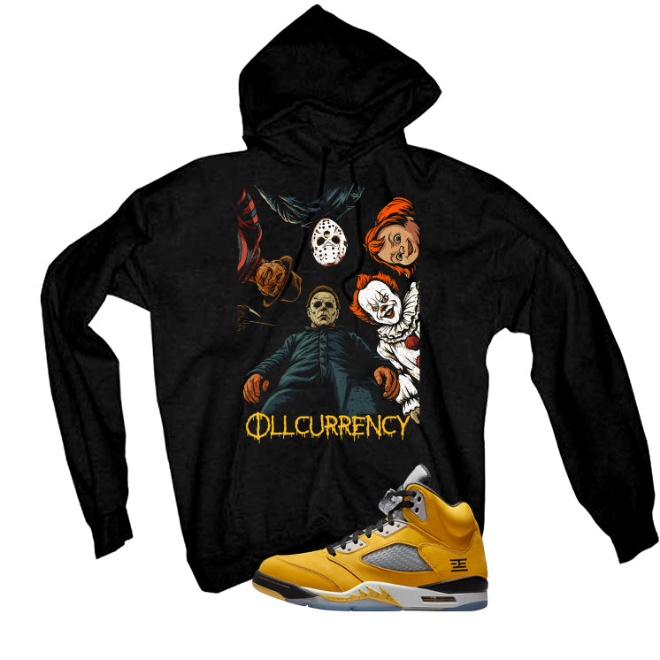 Air Jordan 5 Tokyo Matching Hoodies Black