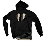 A Ma Maniere x Air Jordan 3 Black Black T-Shirt (Heart)| illcurrency