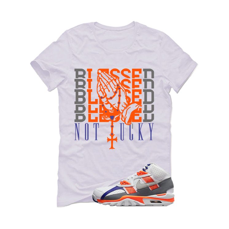 Bo Jackson’s Nike Air Trainer SC Auburn White T-Shirt (Blessed not lucky)| illcurrency