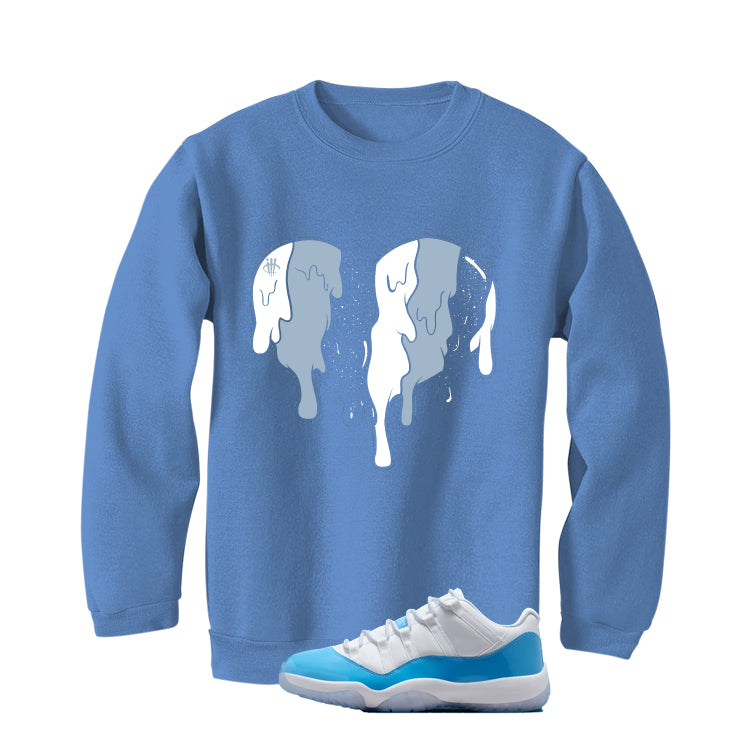Air Jordan 11 Low University Blue Matching T-Shirt, Sweatshirts & Hoodies Carolina Blue T-Shirt (Heart)| illcurrency