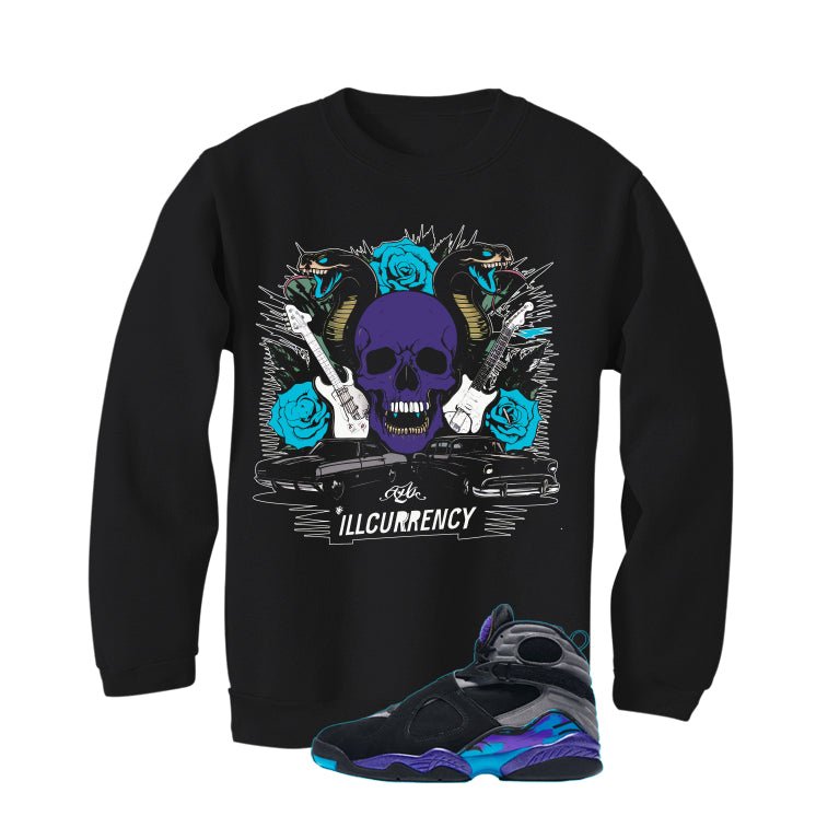 Air Jordan 8 OG Aqua Black T-Shirt (Vintage Illcurrency)| illcurrency