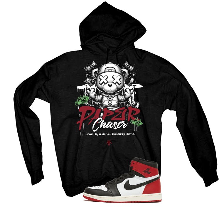 Air Jordan 1 High OG Black Toe Reimagined Black T-Shirt (Paper Chaser)| illcurrency