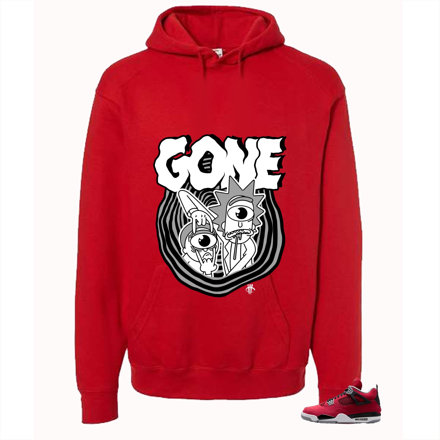 Air Jordan 4 Toro Bravo Matching T-Shirt, Sweatshirts, & Hoodies Red T-Shirt (Gone)| illcurrency