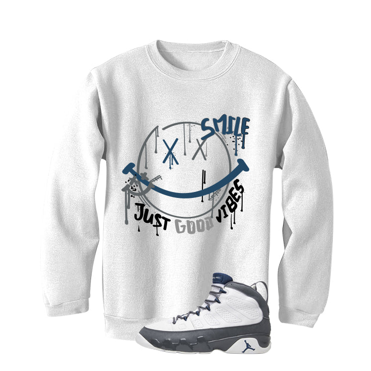 Air Jordan 9 Flint Grey Matching T-Shirt, Sweatshirts & Hoodies White T-Shirt (Smile)| illcurrency