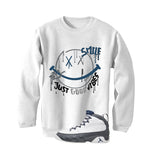 Air Jordan 9 Flint Grey Matching T-Shirt, Sweatshirts & Hoodies White T-Shirt (Smile)| illcurrency